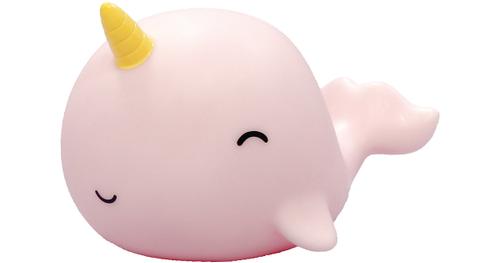 Nachtlicht lumilu Sea Life, narwhal rosa