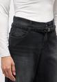 3502565-1158 LIZ BELT 42/30 WIDE LEG - Anthracite Used