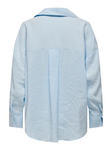 ONLZAZIMA L/S LOOSE SHIRT WVN NOOS XL Locker geschnitten - Chambray Blue