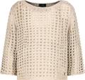Netzpullover mit Lurex 36 - Camel