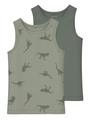 NMMTANK TOP 2P AGAVE GREEN DINO NOOS 86 - Agave Green