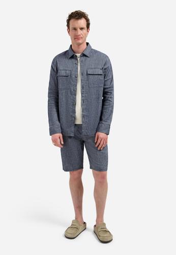 Short Chino With Linen XXL Regular Fit - Night