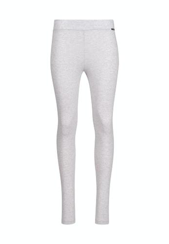 Skiny Damen Leggings lang Night In Mix &amp; Match Grau 42