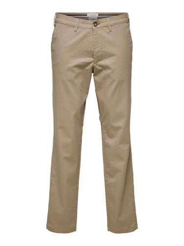 SLHSLIM-MILES FLEX CHINO PANTS W NOOS Grau 30/32
