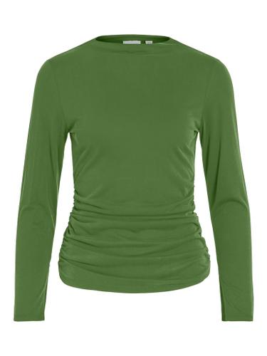 VIALEDA FUNNELNECK L/S TOP Grün S