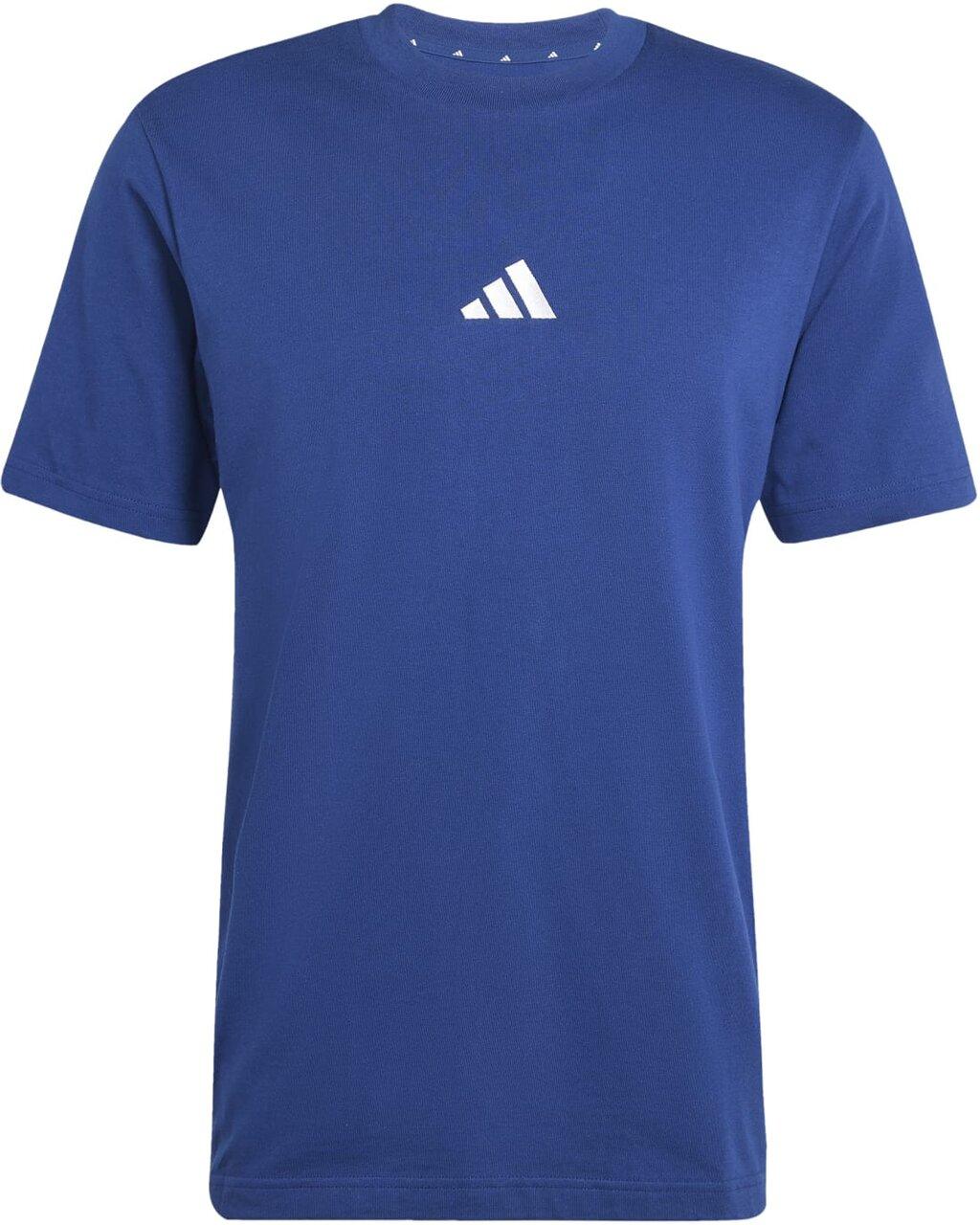 ADIDAS Herren Shirt Essentials 3-Streifen Single Jersey L in Blau