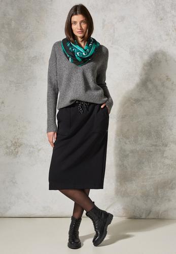 Bedruckter Loop Schal A - Black