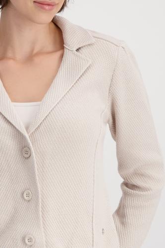 Strickblazer mit Reiskornmuster 38 - Warm Sand