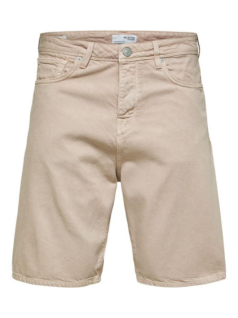 SLHTROY 23601 TENCEL SHORTS U Beige XXL