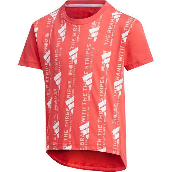 ADIDAS Kinder Shirt LG UR SS 122 in Braun