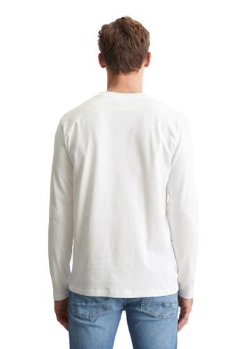 Longsleeve shaped Weiß L