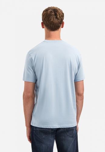 T-Shirt Crewneck Solid Basic S Regular Fit - Dusty Blue