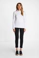 Organic Slub Frill Longsleeve Weiß M