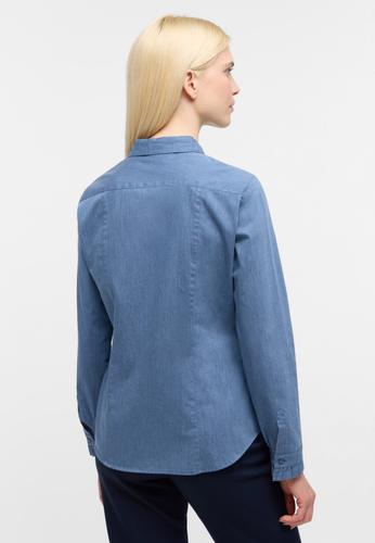 Bluse Real Indigo Langarm 38/Langarm - Dark Indigo