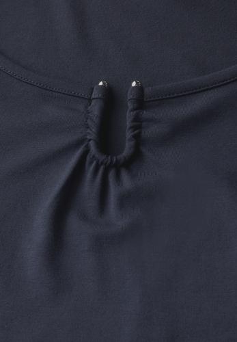 Jersey-Shirt mit Cut-Out 38 - Deepwater Blue