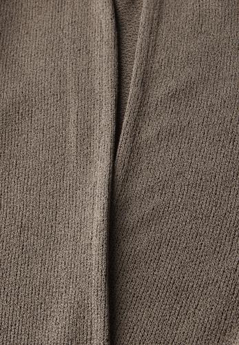 Strick-Look Jacke Braun 44