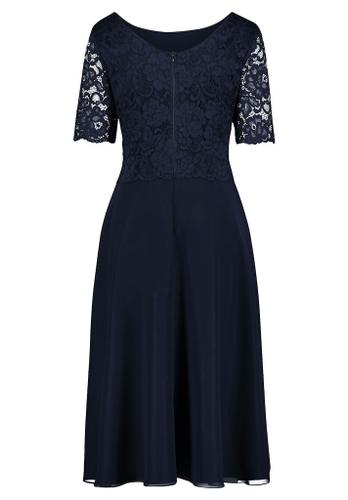 Cocktailkleid Blau 38
