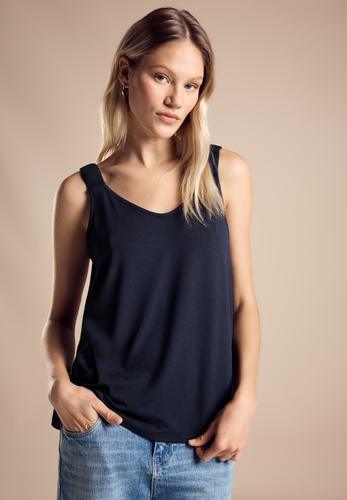 Top mit V-Neck 40 - Deep Blue
