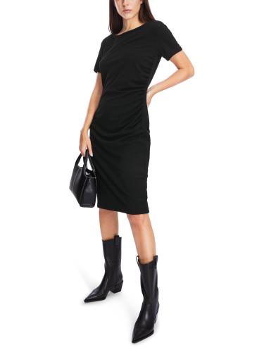 Kleid mit Wickeleffekt 36 - Black