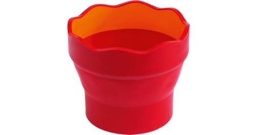 Faber-Castell CLIC &amp; GO Wasserfaltbecher rot/orange