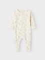 NBNNIGHTSUIT 2P ZIP FF JET GIRAFFE NOOS Weiß 80