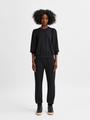 SLFTENNY 3/4 SWEAT TOP NOOS XXL Locker geschnitten - Black