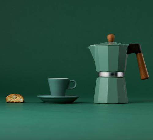 Espressokocher LEGNO 6T menta