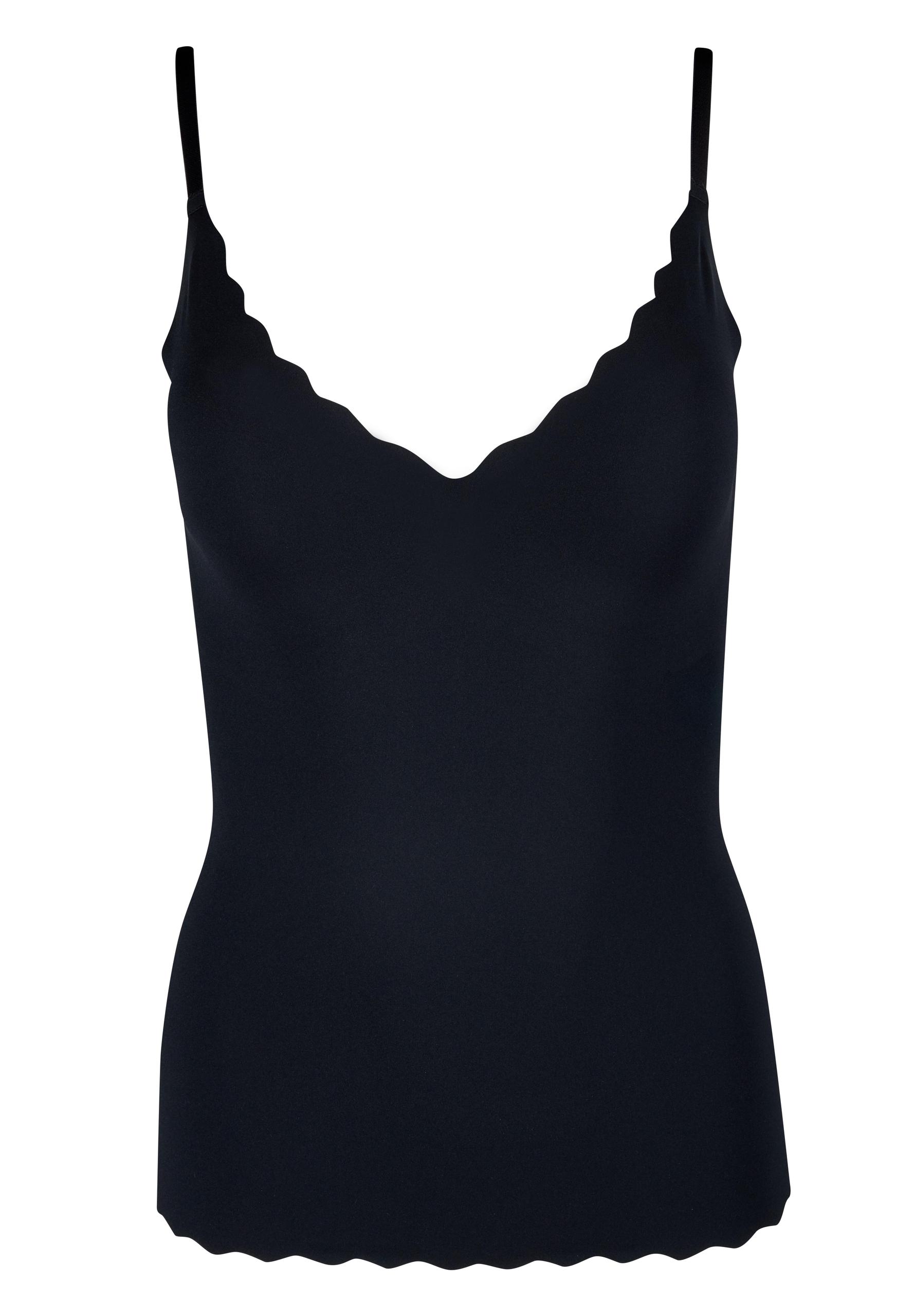Skiny Damen Spaghettishirt herausnehmbare Pads Micro Essentials 42 - Black