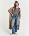 Geripptes T-Shirt mit Streifen S - Evening Blue