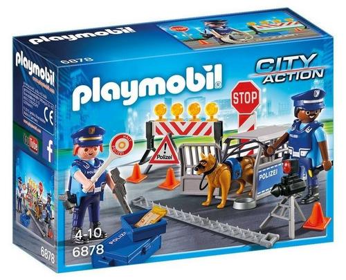 Playmobil® Playmobil® Konstruktions-Spielset »Polizei-Straßensperre (6878), City Action«, Made in Germany