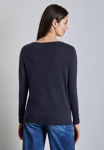 Weicher Strickpullover 38 - Deep Blue