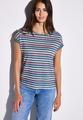 Leinen-Look Streifen-Shirt 36 - Dark Garden Green