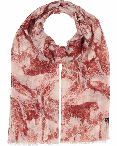 Schal Sustainability Edition - Stola mit wilden Tieren OS - Tiger's Eye