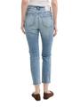 TTLOTTE SLIM STRAIGHT Jeans mit High Waist 28 Straight Fit - Used Mid Stone Blue Denim
