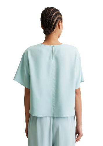 Crop-Blusenshirt relaxed XS