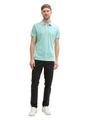 Piqué Poloshirt aus Baumwolle XL Regular Fit - Bright Mint Green