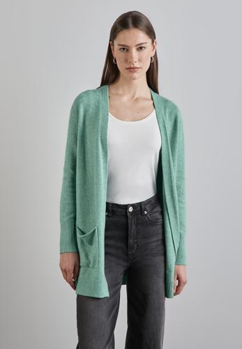 Offener Cardigan 42 - Sunlit Green Mel.