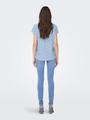 ONLSMILLA LIFE S/S TOP JRS NOOS M Normal geschnitten - Soft Chambray