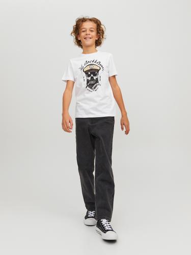 JJICHRIS JJORIGINAL AKM 823 NOOS JNR 134 Locker geschnitten - Black Denim