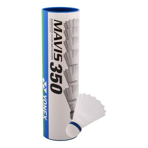 YONEX Ball Badm-Ball Mavis 350 6er Dose blau - mittel in Weiß