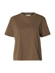SLWESSENTIAL SS BOXY TEE NOOS XL Box Fit - Chocolate Chip