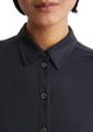 Jersey-Bluse regular Blau XS
