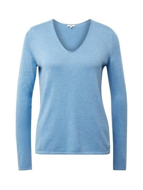 TOM TAILOR Strickpullover mit trendy V-Ausschnitt