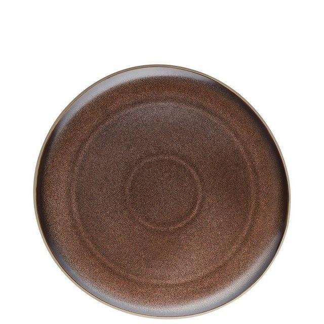 Rosenthal Speiseteller »Junto Shiny Bronze Teller 27 cm flach«, (1 Stück)