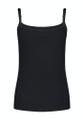 Skiny Damen Spaghettishirt Cotton Essentials Schwarz 36