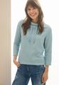 Two-Tone Strukturshirt M - Cool Salvia Green