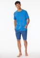T-Shirt Rundhals Blau 48