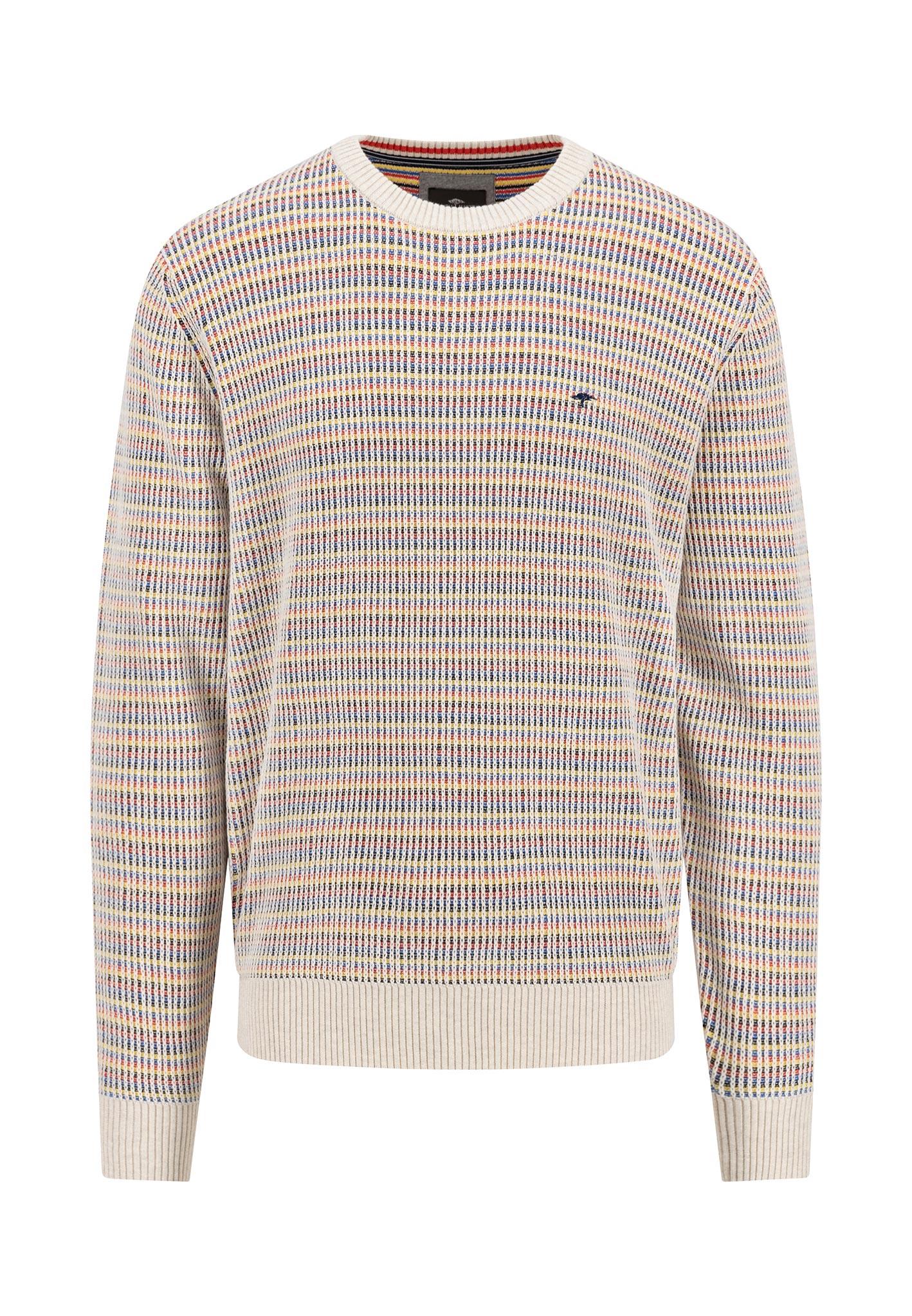 O-Neck, Multicolour, Fisherman 3XL Casual Fit - New Offwhite