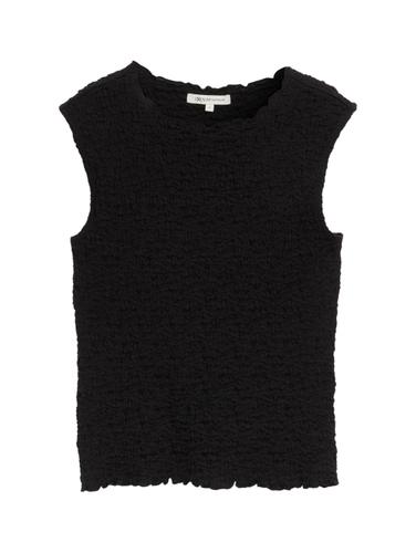 Crinkle Top XL Slim Fit - Deep Black