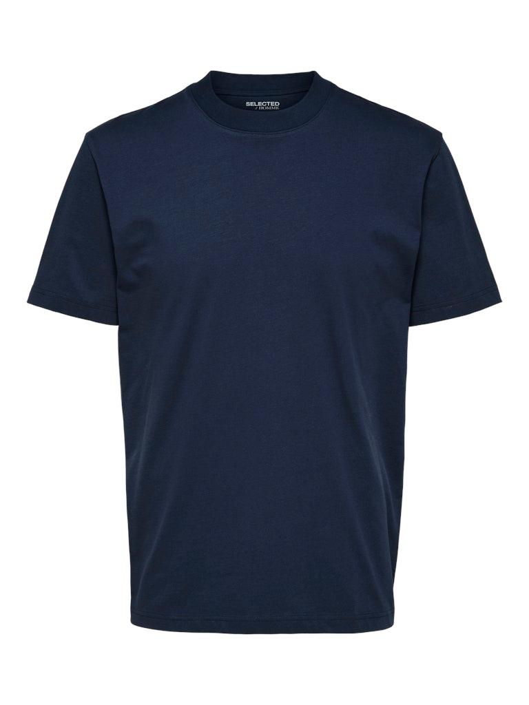 SLHCOLMAN SS O-NECK TEE NOOS Blau S